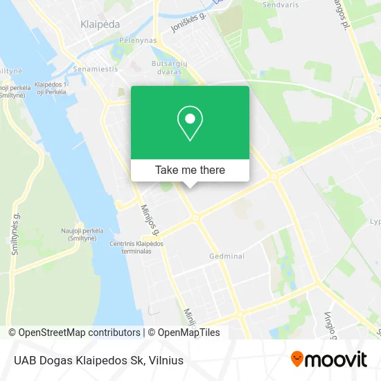 UAB Dogas Klaipedos Sk map