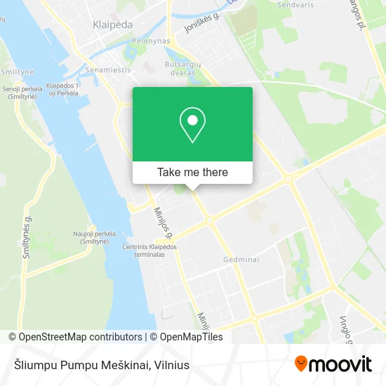 Карта Šliumpu Pumpu Meškinai