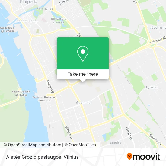 Карта Aistės Grožio paslaugos