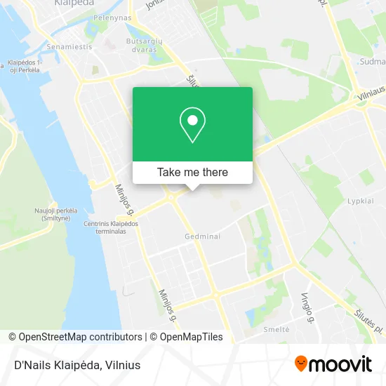 Карта D'Nails Klaipėda