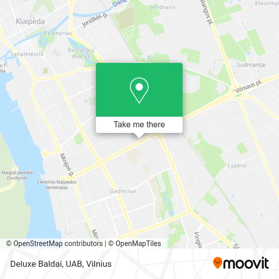 Карта Deluxe Baldai, UAB