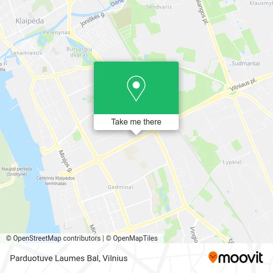 Карта Parduotuve Laumes Bal