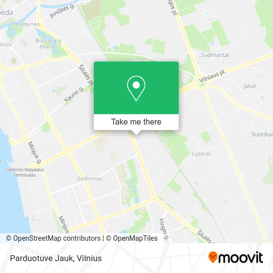 Карта Parduotuve Jauk