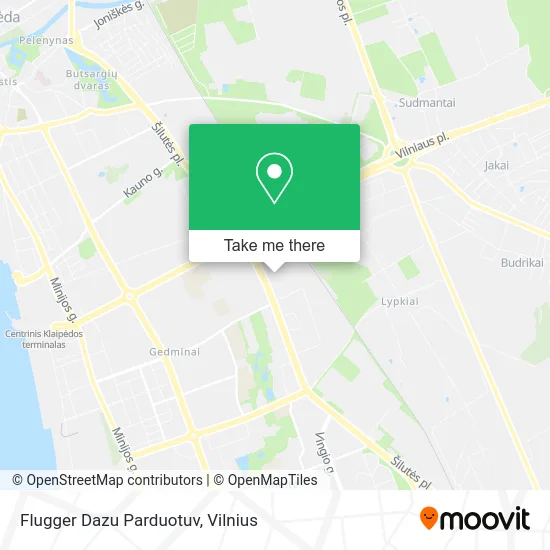 Карта Flugger Dazu Parduotuv