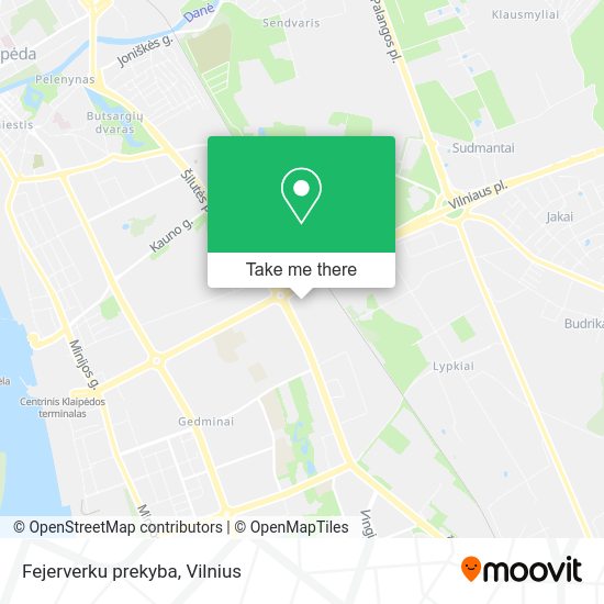 Карта Fejerverku prekyba