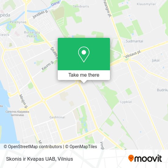 Карта Skonis ir Kvapas UAB