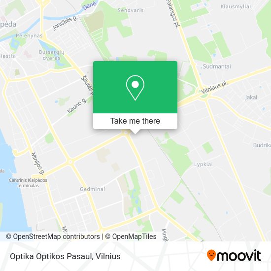 Карта Optika Optikos Pasaul