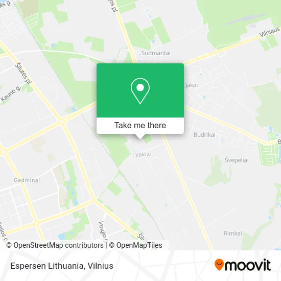 Espersen Lithuania map