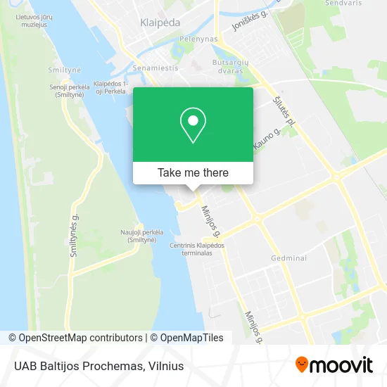 Карта UAB Baltijos Prochemas