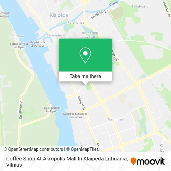 Карта Coffee Shop At Akropolis Mall In Klaipeda Lithuania