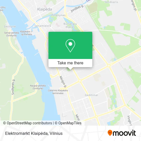 Карта Elektromarkt Klaipėda