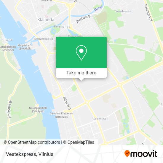 Карта Vestekspress