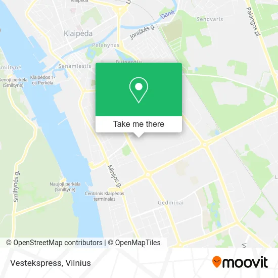 Карта Vestekspress