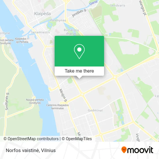 Карта Norfos vaistinė