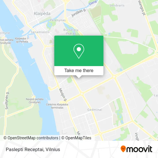 Карта Paslepti Receptai