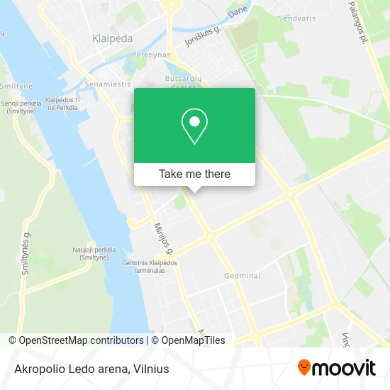 Карта Akropolio Ledo arena