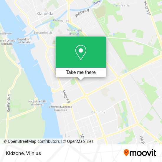 Карта Kidzone