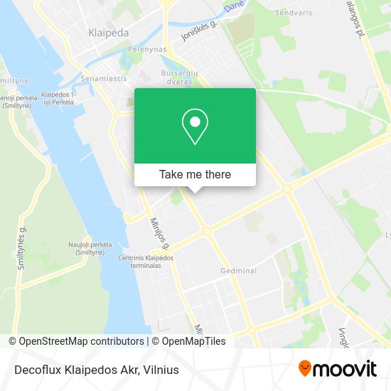 Карта Decoflux Klaipedos Akr