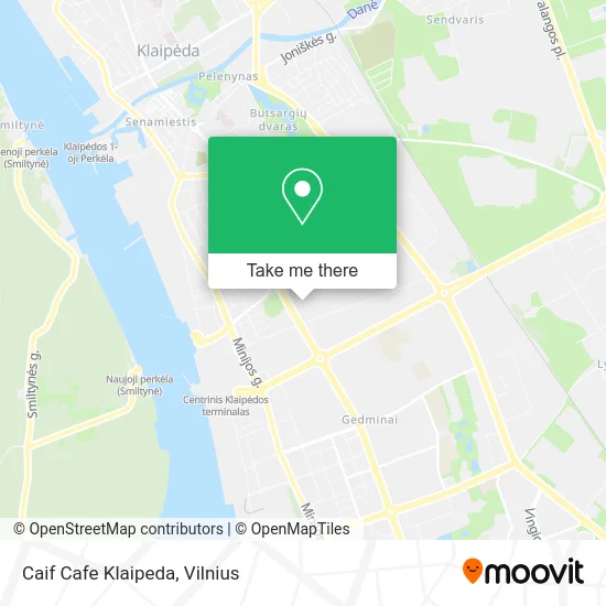 Карта Caif Cafe Klaipeda