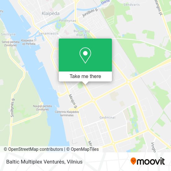 Карта Baltic Multiplex Venturės