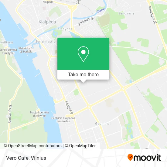 Карта Vero Cafe