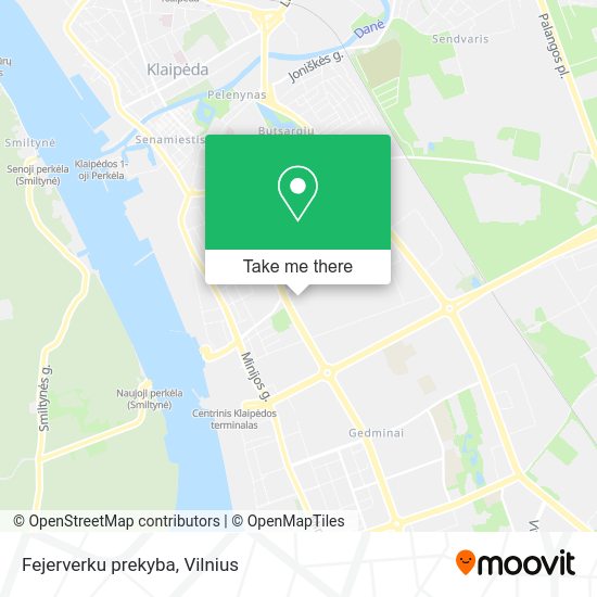 Карта Fejerverku prekyba