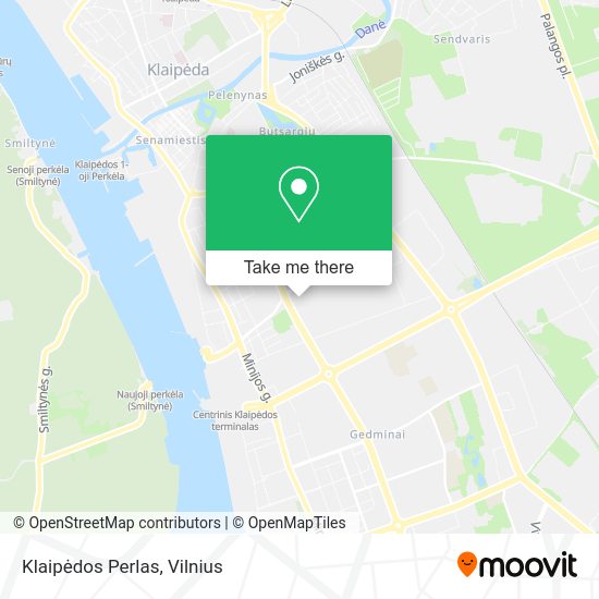 Карта Klaipėdos Perlas