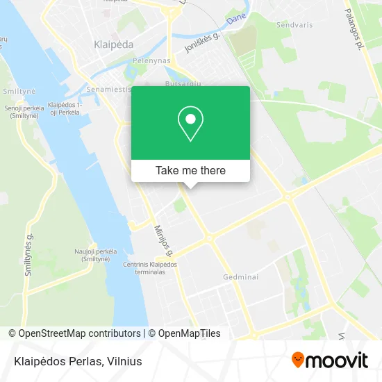 Карта Klaipėdos Perlas