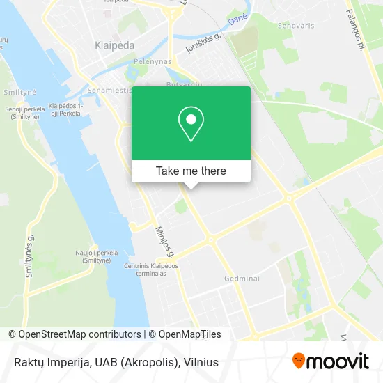 Карта Raktų Imperija, UAB (Akropolis)