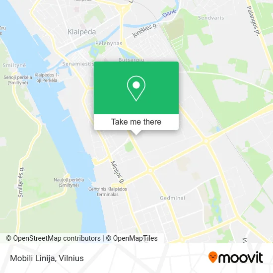 Карта Mobili Linija