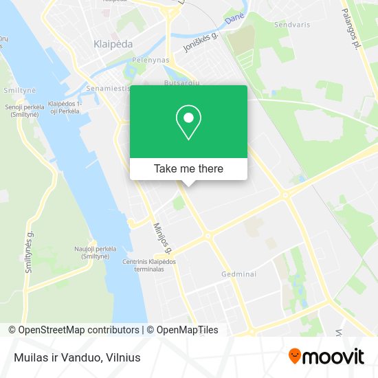 Карта Muilas ir Vanduo