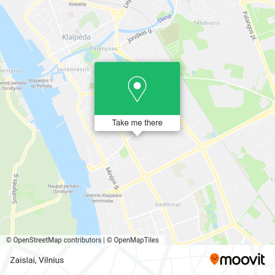 Карта Zaislai