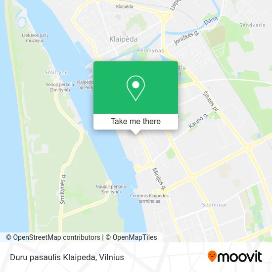 Карта Duru pasaulis Klaipeda