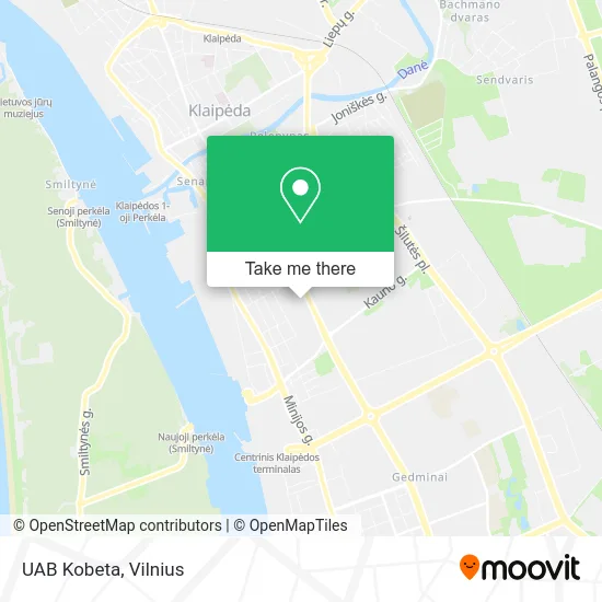 Карта UAB Kobeta