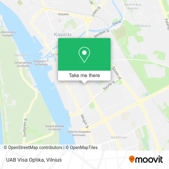 Карта UAB Visa Optika