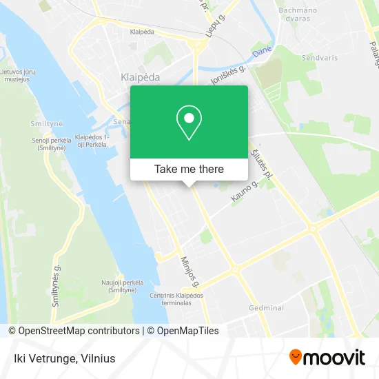 Карта Iki Vetrunge