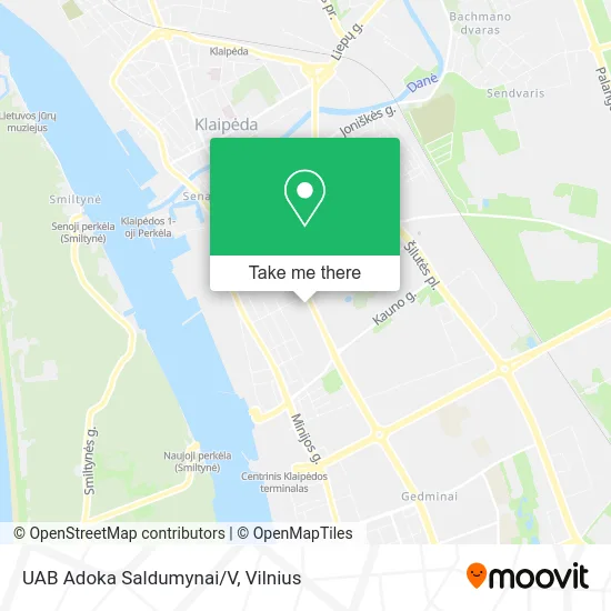 Карта UAB Adoka Saldumynai/V