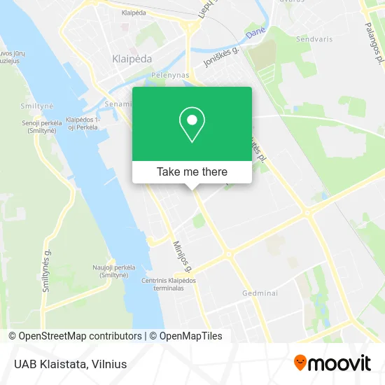 Карта UAB Klaistata