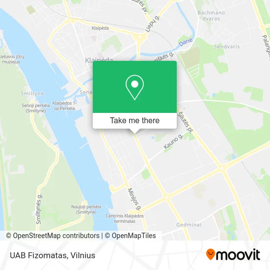 Карта UAB Fizomatas