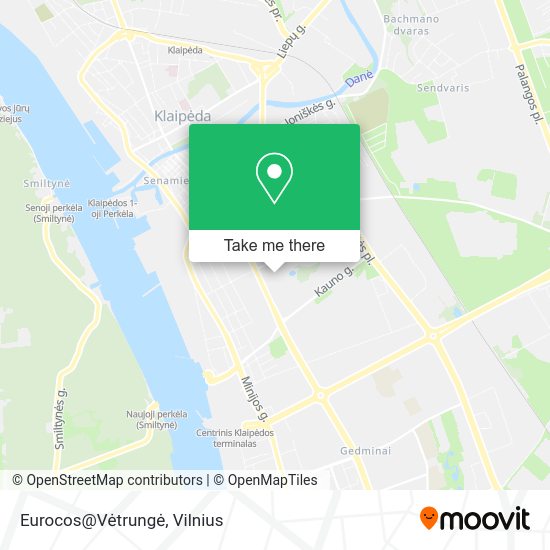 Карта Eurocos@Vėtrungė