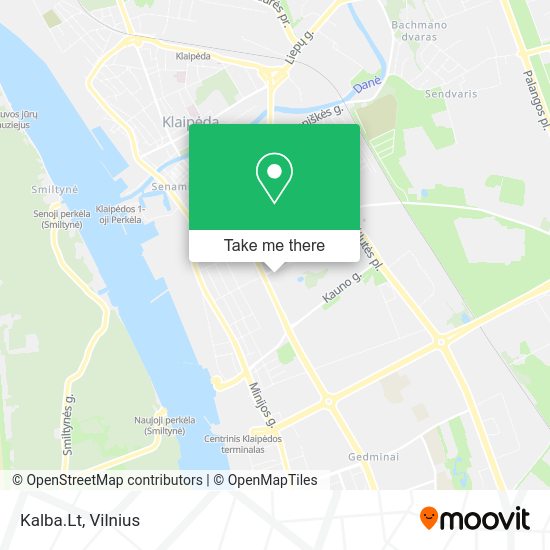 Карта Kalba.Lt
