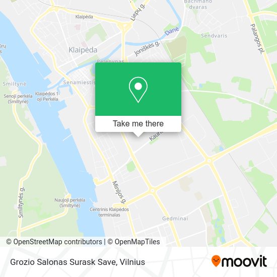 Карта Grozio Salonas Surask Save