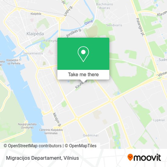Карта Migracijos Departament