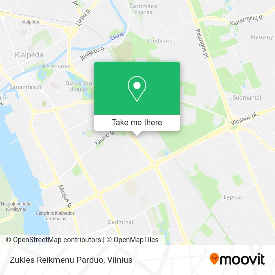 Карта Zukles Reikmenu Parduo