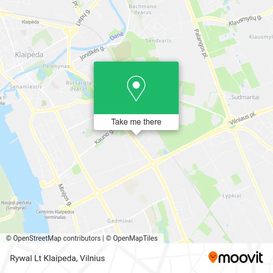 Карта Rywal Lt Klaipeda