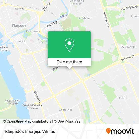 Карта Klaipėdos Energija