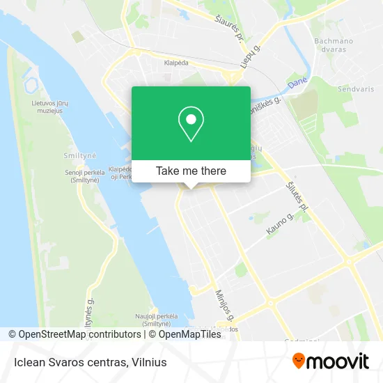 Карта Iclean Svaros centras