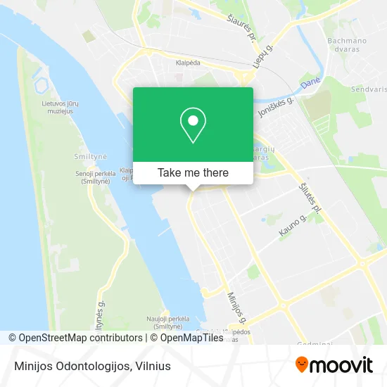 Карта Minijos Odontologijos