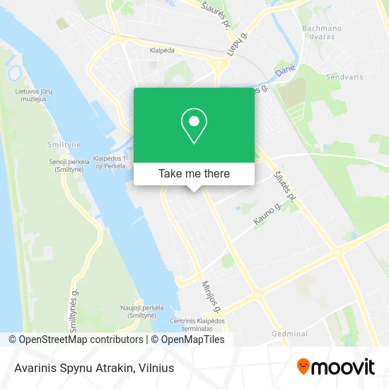 Карта Avarinis Spynu Atrakin