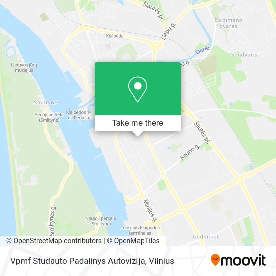 Карта Vpmf Studauto Padalinys Autovizija